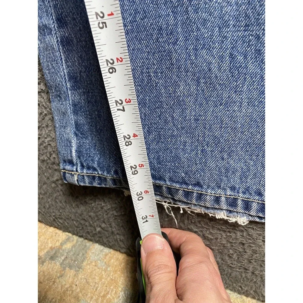 VINTAGE Ecko Unltd Jeans Men Light Wash Blue Baggy Wide Leg Skater Jeans 36x30.5